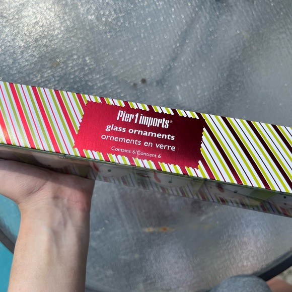 Pier 1 imports snowman ornaments set of 6 - Picture 3 of 3